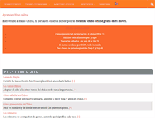 Tablet Screenshot of hablochino.com